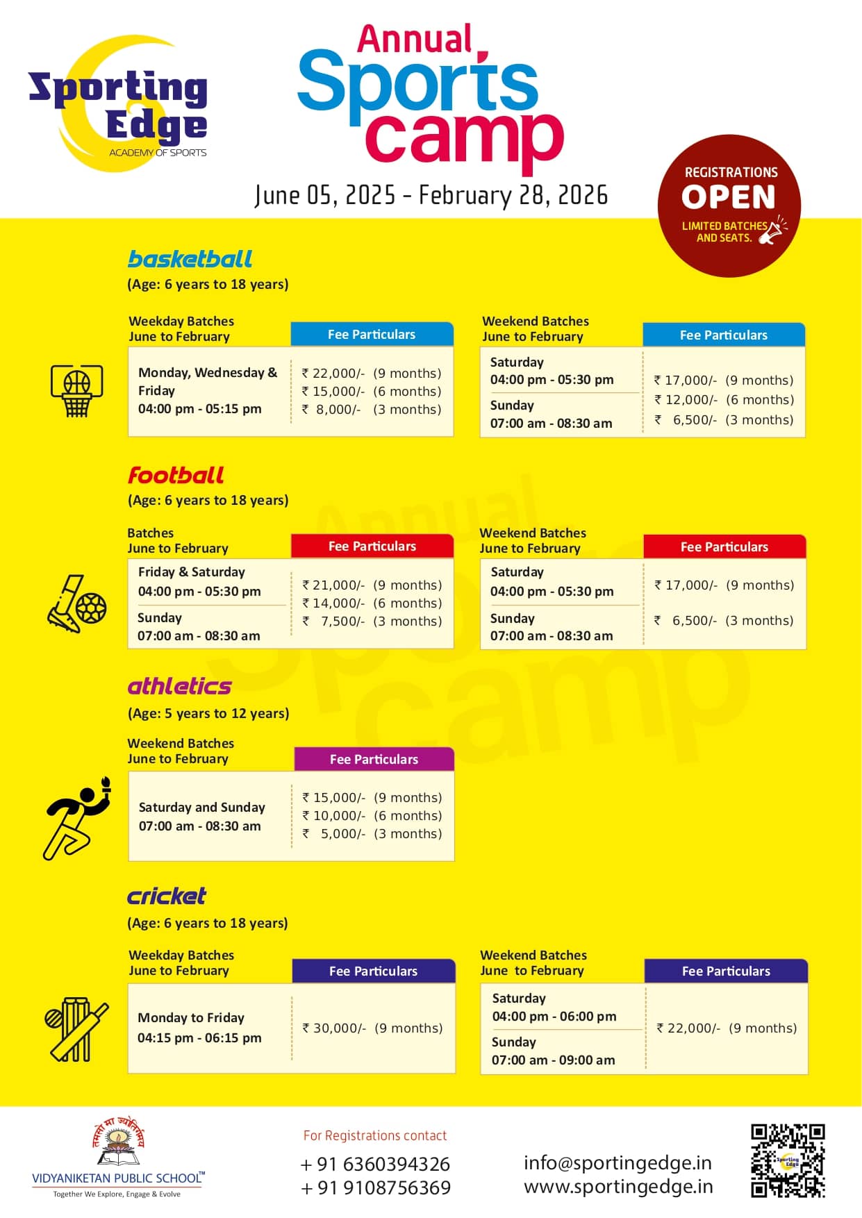 Annual Sports Camp 2025 Bengaluru